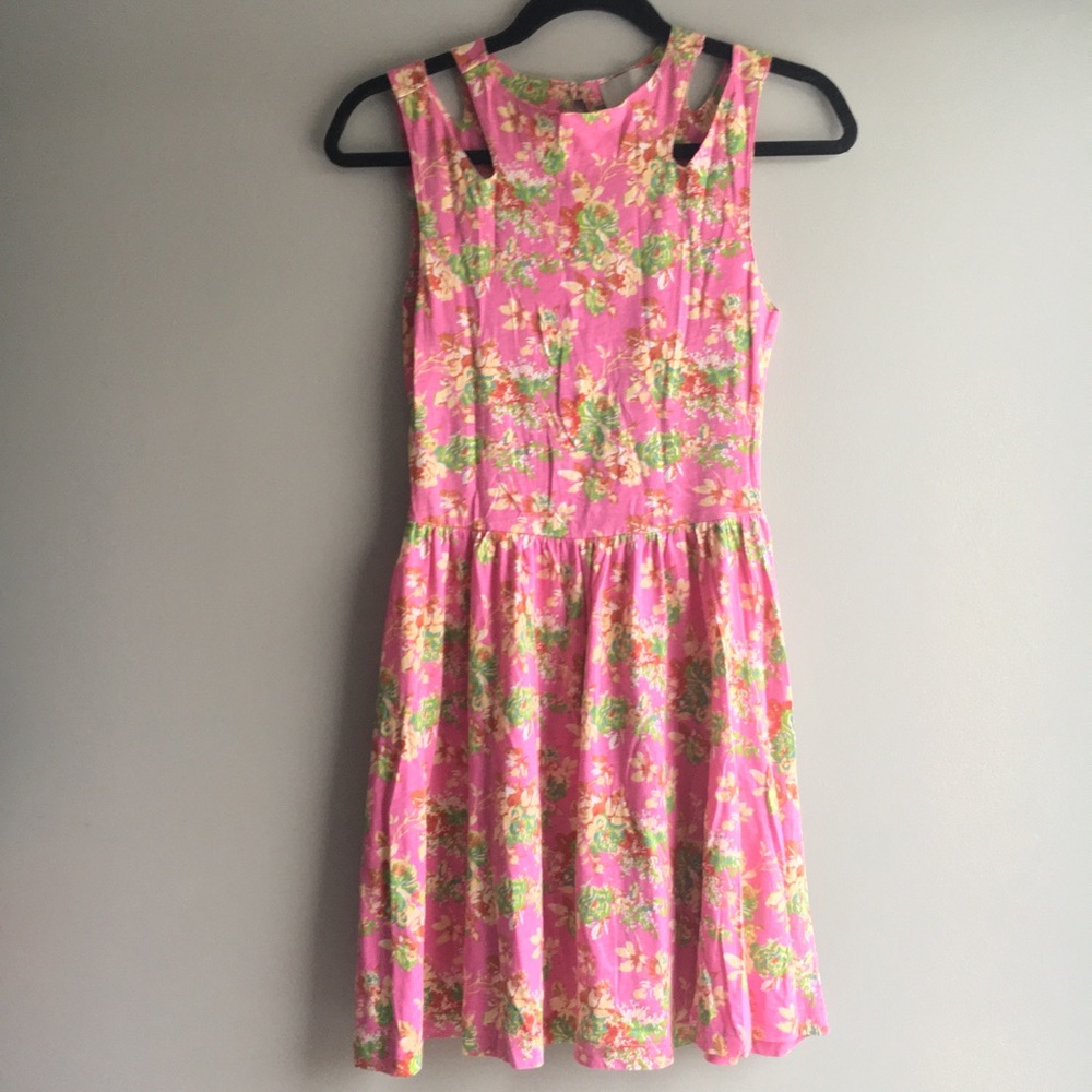 ASOS floral cutout dress - XS / S